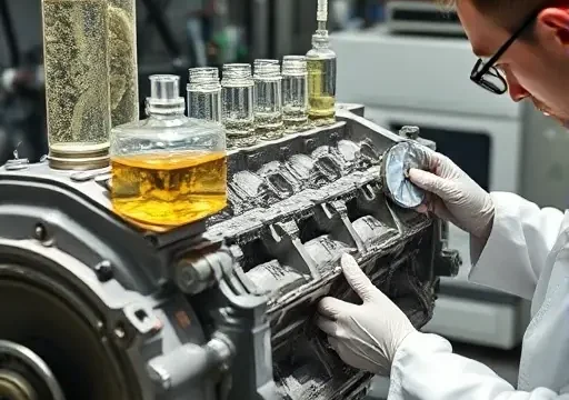 Ремонт двигателя с применением биотехнологий для восстановления металлов